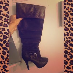 Jessica Simpson tall, high-heel boots